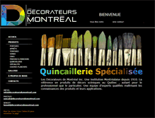 Tablet Screenshot of decorateursdemontreal.com